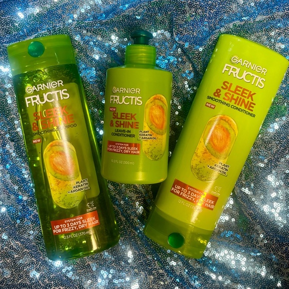 Garnier Other - Garnier Fructis Sleek & Shine Hair Care Bundle